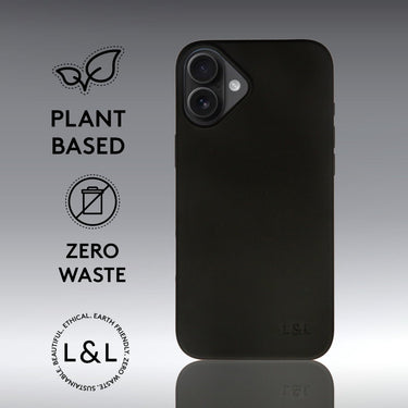 Biodegradable iPhone 16 Plus Black - Loam & Lore